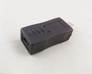 10vnt Mini USB 5 Pin Vyrų ir Moterų Lizdas V/F Pratęsimo Konverteris Adapteris Jungtis