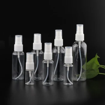 1Pcs 10ml-150ml Skaidrus Tuščias Purškimo Buteliai Plastiko Mini Daugkartiniai Bakas Tuščias Kosmetikos Konteineriai