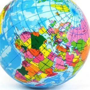 ZTOYL Pasaulyje Žaislas Kamuolys Kūdikių Ankstyvojo Ugdymo Mokymo Priemonė Pripūstos Paplūdimio Kamuolys Vaikams, kurie mokosi Žaisti Geografija Pasaulio Žemėlapis