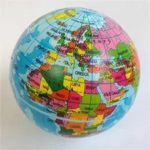 ZTOYL Pasaulyje Žaislas Kamuolys Kūdikių Ankstyvojo Ugdymo Mokymo Priemonė Pripūstos Paplūdimio Kamuolys Vaikams, kurie mokosi Žaisti Geografija Pasaulio Žemėlapis