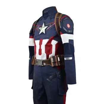 CosDaddy Steve Rogers Kapitonas Cosplay Kostiumai, vyriški Mūšis Kostiumas Supermeno Kostiumas