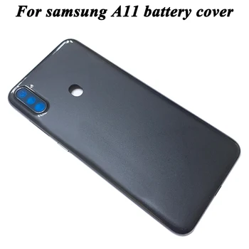 Dangtelis Skirtas Samsung Galaxy A11 Baterijos Dangtelis Galinio Stiklo Skydelis Galinis Korpusas atveju 