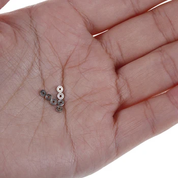 10vnt/daug 681ZZ Miniatiūriniai Mini Rutuliniai Guoliai Metalo Atviri Mikro Guolių 1x3x1mm