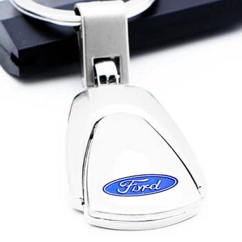 1pcs Automobilių Ženklelis Keychain Auto Logotipas paketų prižiūrėtojų raktinę ar Fords Focus 2 3 Kuga 1 2 Fiesta Mondeo GRAND B-max Fusion KA Jautis GALAXY MK 4, 5
