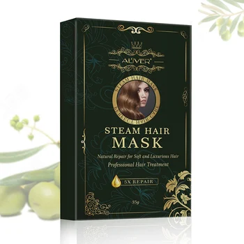 3 Vnt/dėžutėje Garo Plaukų Kaukė Drėkinamasis Maitinamasis Plaukų Galvos odą, Šalinti Pleiskanas, Plaukų Remonto Produktas