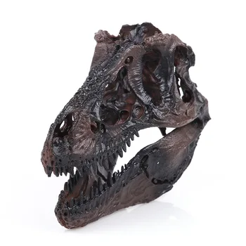 Dan Jilong Vieną Spinosaurus Dervos Iškastinio Dinozaurų Kaukolės Modelis Iš Kolekcijos Rankų Dervos Amatų Namų Puošybai