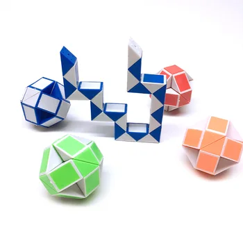 3D Magic Cube Segmentus Greitis Gyvatė Magijos Kubo Galvosūkį Lipdukas Švietimo Žaislai, Vaikas, Vaikai