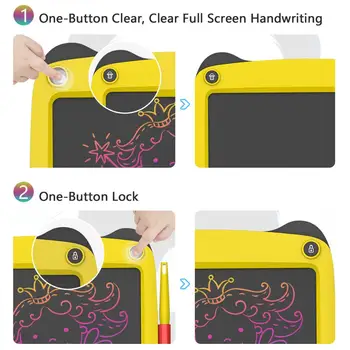 LCD Piešimo Grafika Tablet be Rašalo Ir Dulkių Spalvinga Elektronika Rašymo bloknote Kūrybinis tapybos lentos Vaikas Menų dovana.