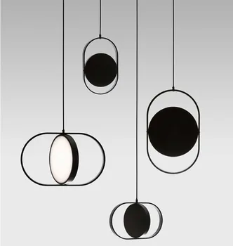 Apšvietimo žalvario pramonės šviesos rungtynių stiklo virtuvės kambarį apdaila lampes suspendues luzes de teto