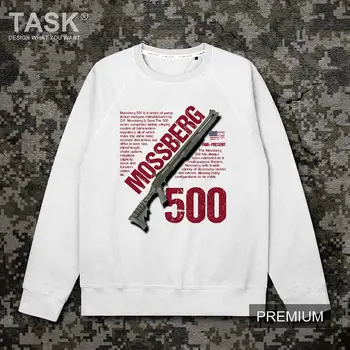 Mossberg 500 Kulka Purškimo pistoletas ginklas gerbėjai atsitiktinis Karinės spausdinti atsitiktinis hoodie palaidinukė mens pavasarį, Rudenį storas kailis hoodies naujas