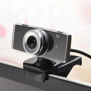 USB 2.0 Kamera, Web Kamera 640 x 480 Kameros, 360 Laipsniu MIC Clip-On PC Nešiojamas Web Kameros Žiniatinklio Kamera Su CMOS Mikrofonas Kompiuteris