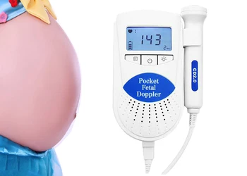 Namų ūkio Vaisiaus Doplerio Kišenėje Ultragarso Prenatalinė Vaisiaus Detektorius Kišenėje Vaisiaus Doplerio Kūdikio Širdies Plakimas Norma Stebėti kūdikio echo