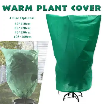 4 Dydis Ne-Audiniai Augalų Apsaugos Krepšiai Žiemą Augalai Padengti Sodo Įrankių Augalų Padengti Bag Anti-Insect Organinių Net Šalčio