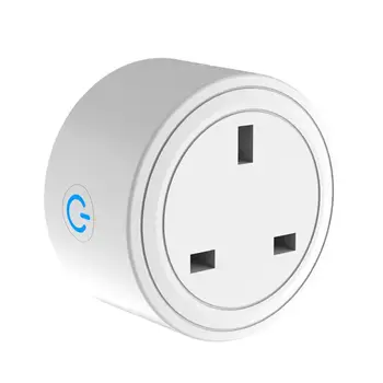 Smart Plug MUMS/UK WiFi Lizdas 2200W 16A Elektros Energetikos kontrolės Laikmačio Jungiklis ES Lizdo Valdymas Balsu Alexa, Google IFTTT