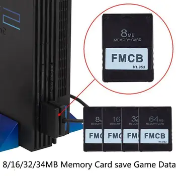FMCB Free McBoot Kortelės v1.953 Sony PS2 Playstation2 OPL 8MB/16 MB/32MB/64MB Įkrovos Kortelės Atminties MC X4A9