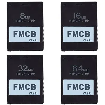FMCB Free McBoot Kortelės v1.953 Sony PS2 Playstation2 OPL 8MB/16 MB/32MB/64MB Įkrovos Kortelės Atminties MC X4A9