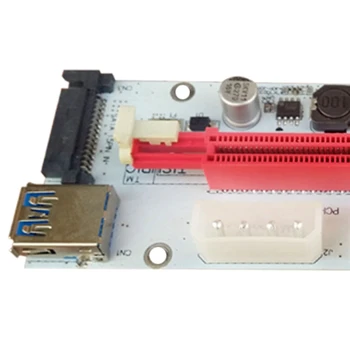 Sąsiuvinis Skirtas vaizdo Adapteris Kortelių Mini PCIE PCI-E1X į 16X Trys Maitinimo Sąsajos vaizdas Plėtros Kortelę
