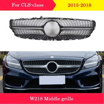 CLS260 CLS300 CLS320 CLS350 CLS400 Priekinės grotelės Diamond GT stiliaus Automobilį Viduryje grotelės Mercedes-Benz CLS W218-2018
