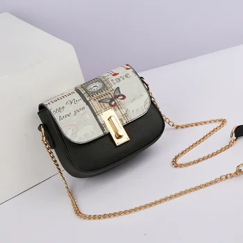 2020 Mados Metalo Grandinės Pečių Krepšiai, Moterų, Prabangos Dizaineris Mini Crossbody Krepšiai Išskirtinį modelį Nešti Moterų Mažos Piniginės