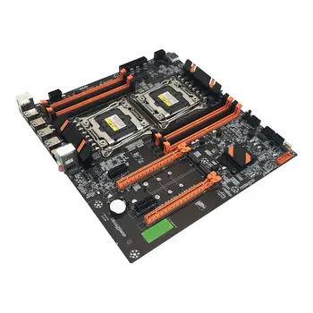 X99 Dual Serverio Kompiuterio Plokštę LGA2011-3 CPU DDR4 Atminties Žaidimas Mainboard Modulis