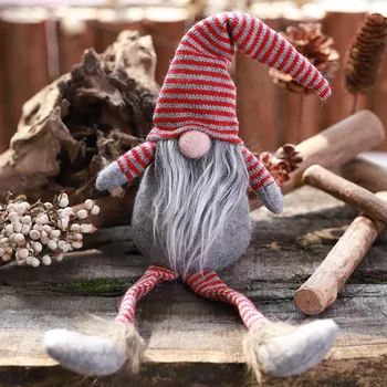 45# Rankų Darbo Švedų Įdaryti Žaislas Santa Lėlės Gnome Skandinavijos Tomte Šiaurės Nisse Sockerbit Nykštukas Elf Namų Puošybos Kalėdų