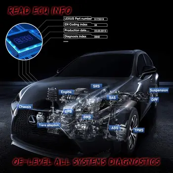 Autel DS808K Auto, ABS Stabdžiai Kraujavimas Bi-directional Bandymų Automobilių Diagnostikos Įrankis