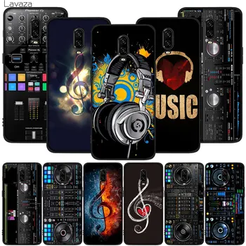 Ddj dj muzikos Minkštas Silikoninis Dangtelis OnePlus 7T 7 Pro 6 6t 5 5t Telefono dėklas