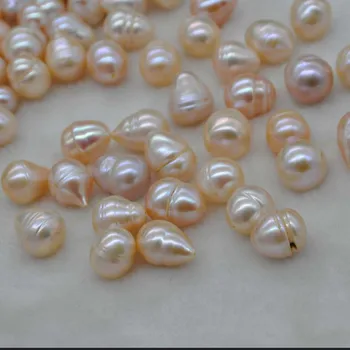 Daug 50 vnt Baroko lašas 11-13*13-17mm pusė skylę gėlavandenių perlų