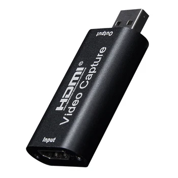 2020 Filmavimo Kortelės Adapteris USB 2.0 1080P Gyventi Diktofonas Transliacijos PC Žaidimas Prietaiso Kortelės Įsigijimo Grabber