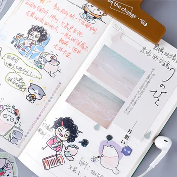 Kūrybinės animacijos vertus sąskaitą knyga Japonų popieriaus, lipduko dienoraštis 