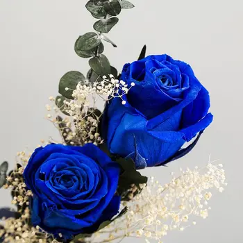 Naujas Dvigubas Rožės Amžinąjį Gėlių Puokštė Valentino Dieną, Motinos Dieną Ar Kalėdas Dovanų
