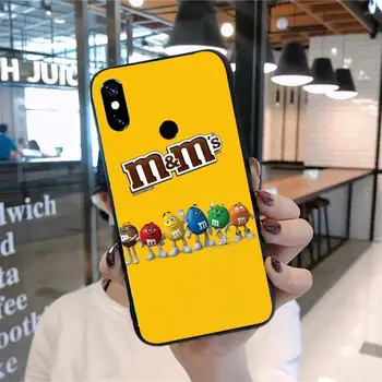 .Mielas M-M&M ' S Chocolate Telefoną Atveju Xiaomi Redmi 7 8 9t 9se k20 mi8 max3 lite 9 pastaba 9s 10 pro