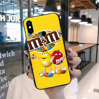 .Mielas M-M&M ' S Chocolate Telefoną Atveju Xiaomi Redmi 7 8 9t 9se k20 mi8 max3 lite 9 pastaba 9s 10 pro