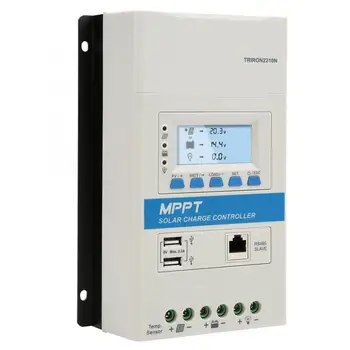 MPPT Saulės Įkrovimo Valdiklis 12V/24V Protingas Reguliatorius, Modulio Ekranas Standartinis 2+USB COM Vergas