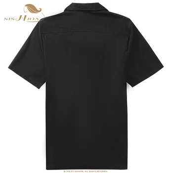 SISHION Medvilnės Roko Vintage Retro Vyrų Marškinėliai ST110 Afrikos Modelio Juodi Marškinėliai trumpomis Rankovėmis Plius Dydis Vyrų Drabužiai.