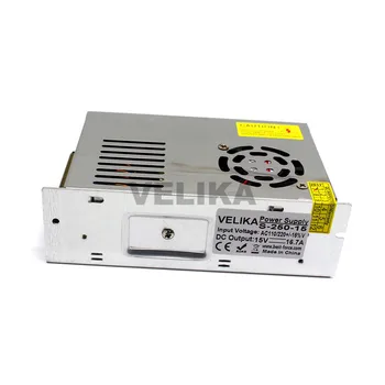 Geriausios kokybės 15V 16.7 A 250W impulsinis Maitinimo Šaltinis, Vairuotojo AC 110 220V Įvesties DC15V SMPS Led Šviesos lempos CNC CCTV 