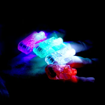 Karšto 4pcs Šalies LED Piršto Šviesos Lazerio Piršto Sijų Žiedo Degiklį Vestuvių Šventė Sumaišykite Spalvos Apdaila Apšvietimo karšto pardavimo