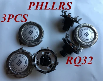 3Pcs RQ32 skustuvo ašmenimis pakeisti Galvutė PHILIPS 