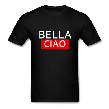 2020 La Casa De Papel žmogus T-shirt apiplėšimas Tees TELEVIZIJOS stotis BELLA CIAO vyras streetwear popieriaus namas juokinga Harajuku top marškinėliai