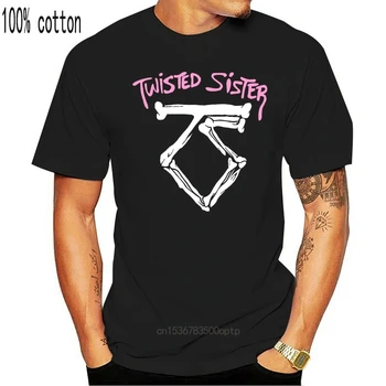 Oficialus Twisted Sister Mes Ne Gonna Take It T-Shirt Metalo, Roko Grupė Merch Atsitiktiniai trumpomis Rankovėmis Marškinėliai Naujiena