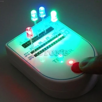 Nešiojamų LED Testeris Bandymų Lauke Mini Šviesos Diodų Lemputė Lemputė 2~150mA Elektroninių Komponentų