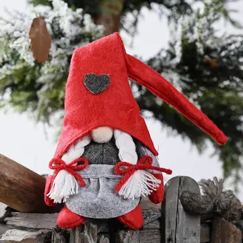 Kalėdų švedijos Gnome Pliušinis Lėlės Žemės Dievas Santa Statulėlės, Dovanos, Namų Dekoro Atostogų išskirtinis