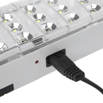 30LED Multi-funkcija Avarinės Šviesos Įkraunamas LED Saugos Lempa 2 Režimas, Namų Lauko Stovykla
