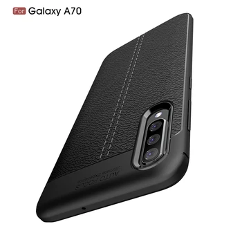 Case For Samsung Galaxy A70 Atveju, Stilingas, Tvirtas Silikono Bamperis Telefono Dangtelį Samsung Galaxy A70 Gynėjas Atveju 
