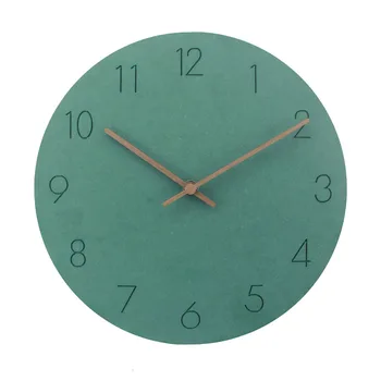 Medinis Sieninis Laikrodis Šiaurės Minimalistinio Sienos Žiūrėti Modernus Dizainas Laikrodis Ramioje Meno Watch Laikrodis Sieninis Namų Dekoro Relogio De Parede