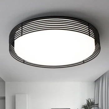 Paprasta mados LED lubų šviesos gyvenimo kambario, miegamasis dec apšvietimo AC90~260V Apvalios formos tamsos lubų lempa nemokamas pristatymas