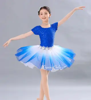Baleto suknelė princesė bakstelėkite lyrinis Šokių Tutu Mergaičių Baleto Šokių Suknelė princesė dress baleto mdc etape suknelė 3274