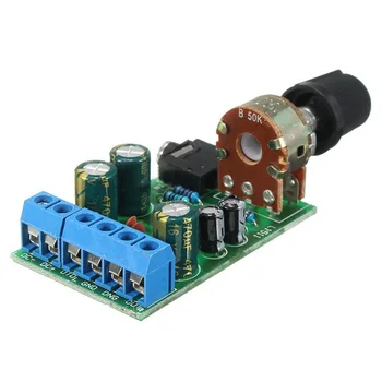 DC1.8-12V TDA2822M Stiprintuvo 2.0 Kanalų Stereo 3.5 mm Audio Amp Valdybos Modulis žalia