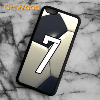 OriWood Asmeninį Numerį futbolo Futbolo Case cover for iPhone 6s 7 8 plus X XR XS 11 12 pro max 