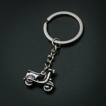 Mados Kūrybos motociklo Keychain Metalo Žavesio raktų žiedas Dovanų Automobilių Key Chain Papuošalai